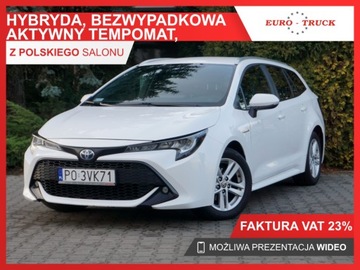 Toyota Corolla XII TS Kombi 1.8 Hybrid 122KM 2021 Toyota Corolla Bezwypadek Hybrid SalonPL Kamera Tempomat Klima 2stref