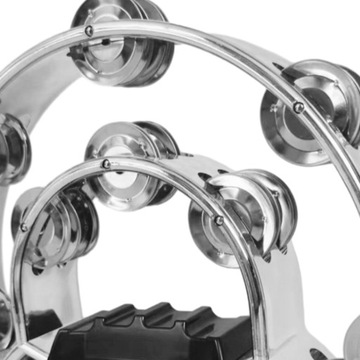 Hi Hat Tambourine Double Row Bells Профессиональная ударная установка Hi Hat d