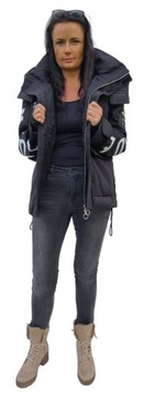 КУРТКА ЖЕНСКАЯ ЗИМНЯЯ, ПЕРЕХОДНАЯ ПАРКА, ПАЛЬТО, КАПЮШОН, размер. XXL