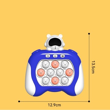 БЫСТРО НАЖМИТЕ POP IT CONSOLE АНТИСТРЕССОВАЯ ЭЛЕКТРОННАЯ ИГРА ДЛЯ ДЕТЕЙ