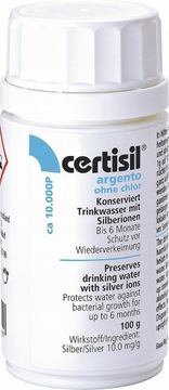 Uzdatniacz do wody bez chloru Certisil argento 10k