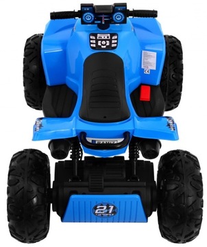 Quad na akumulator Sport Run dla dzieci Niebieski + Napęd 4x4 + LED MP3