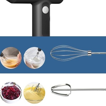 MIKSERY ELEKTRYCZNA BEZPRZEWODOWY 3 BIEGÓW CZARNY 2SZT