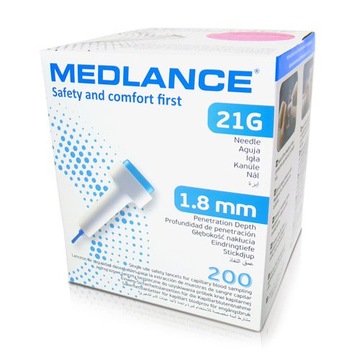 ГОЛКА MEDLANCE ПЛЮС 1,8MM 200 ШТ