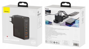 Сетевое зарядное устройство Baseus 2x USB + 2x USB-C мощностью 100 Вт