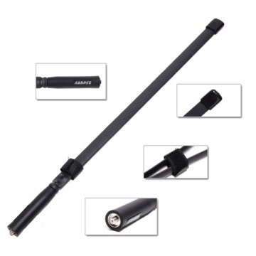 ABBREE 124см тактическая ленточная антенна AR-152A CS BAOFENG UV5R QUANSHENG