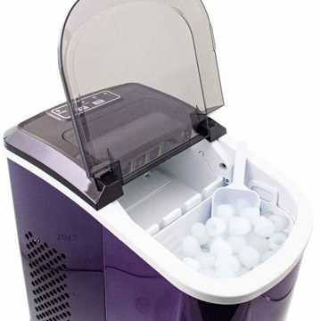 Фиолетовый настольный льдогенератор