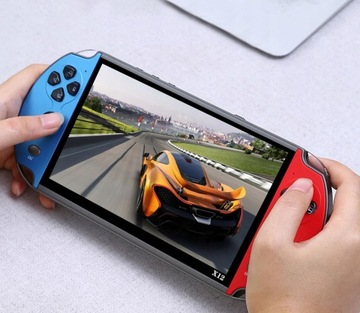 ПОРТАТИВНАЯ ИГРОВАЯ КОНСОЛЬ X12 РЕТРО МНОГО ИГР 5,1 дюйма 6800 игр в подарок