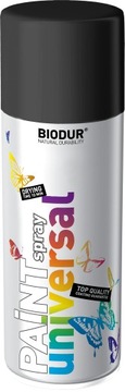 BIODUR 400 ML RAL 9005 CZARNY GŁĘBOKI POŁYSK