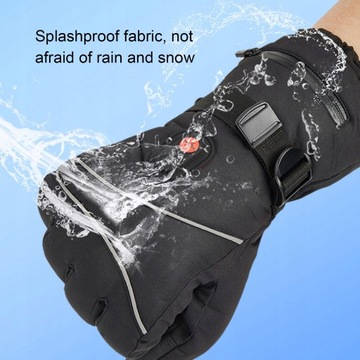 1 пара перчаток с подогревом постоянного тока 5 В, утолщенные