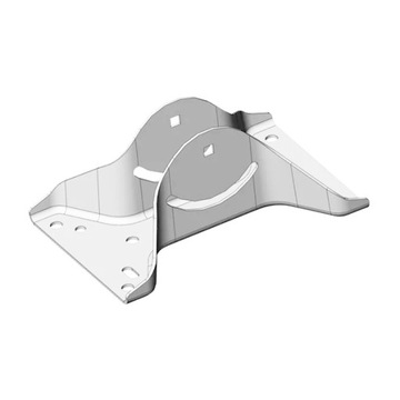 Монтажный кронштейн Ubiquiti UB-AM, антенная мачта крепится к стене крыши