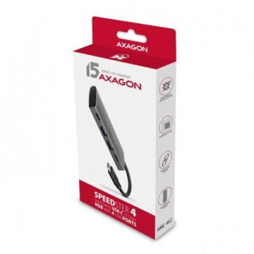 HMC-4G2 Концентратор: 2 порта USB-A + 2 порта USB-C, USB-C 3.2 Gen 2,
