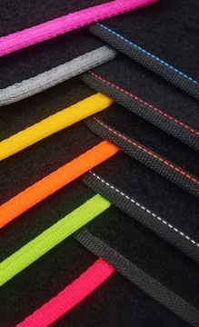 ЧЕРНЫЕ автоковрики - КОМПЛЕКТ Автомобильный бархатный на 5 человек. + СЕКундомеры