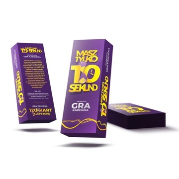 10 SEKUND GRA TOWARZYSKA RODZINNA + KLEPSYDRA