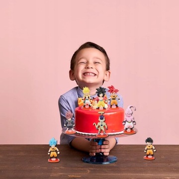 Anime Topper Figures Set for Cake Decoration - Original Packaging