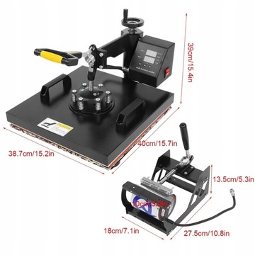 5в1 для термопресса мощностью 1400 Вт