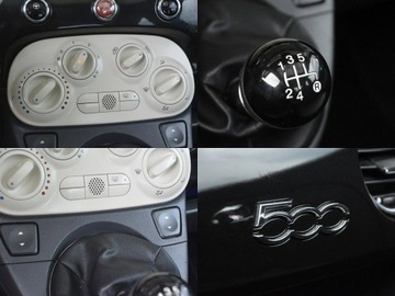 Fiat 500 II Seria 1 1.2 69KM 2014 Fiat 500 1.2 Benzyna klimatyzacja panorama gwar, zdjęcie 19