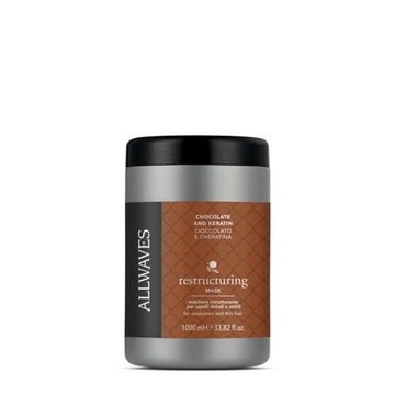 ALLWAVES Maska odbudowa czekolada keratyna 1000ml