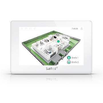 INT-TSH2-W СЕНСОРНАЯ клавиатура белая 7