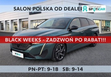 Peugeot 2024 Peugeot 308 1.5 BlueHDi Allure Pack SS EAT8 SalonPL FVat Zadbany Serwis As