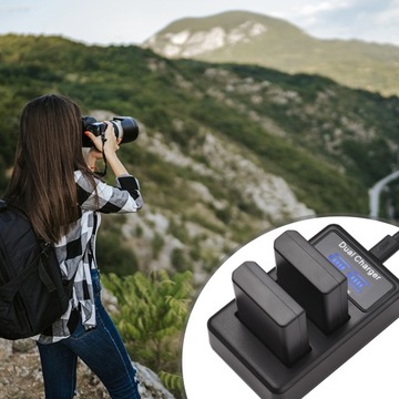 Комплект аккумуляторов и зарядного устройства EN-EL14 2 шт. 7,4 В 1.