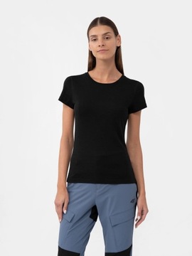 KOSZULKA DAMSKA 4F TSD012 MERINO 80% MERYNOS S
