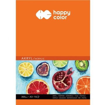Happy Color blok do akrylu A3 10k 360g podobrazie