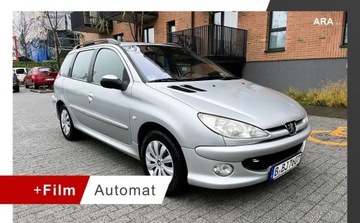 Peugeot 206 Kombi 1.6 i 16V 109KM 2004 Peugeot 206 SW Automat przyciemniane szyby, Wa...