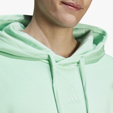 Męska Bluza Adidas Z Kapturem Wkładana Kangurka Miętowa r. L