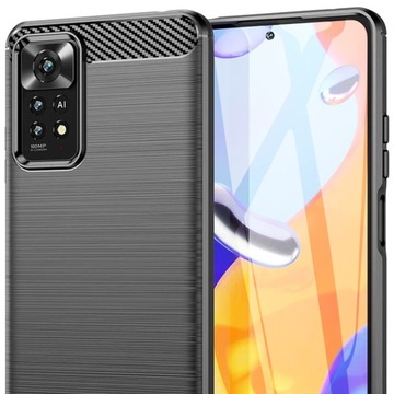ETUI OBUDOWA KARBON CASE PLECKI FUTERAŁ POKROWIEC do REDMI NOTE 11 PRO