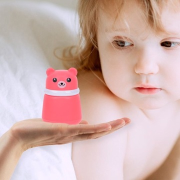 Медвежья пудра Слоеная коробка Держатель для макияжа Контейнер для тела Контейнеры для путешествий Тальк