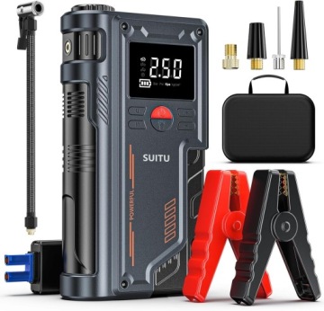 Startovací Zařízení Booster Kompresor 2V1 Jump Starter Air Pump 10000 mAh