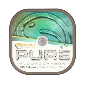 Guru Pure Fluorocarbon 50m 0.14mm 1,5kg