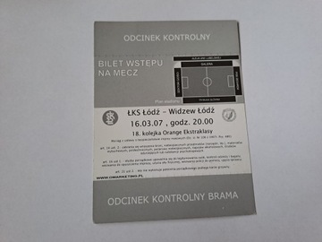 ŁKS ŁÓDŹ - WIDZEW ŁÓDŹ 16-03-2007