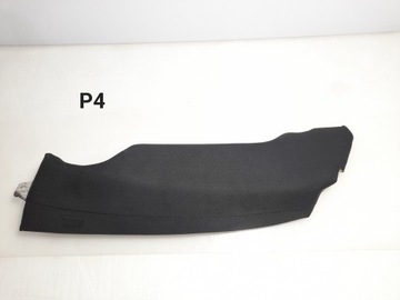 AUDI A4 B8 8K0 LIFT 2015 BOCZEK OPARCIA KANAPY TYŁ LEWY SŁUPEK C + AIRBAG