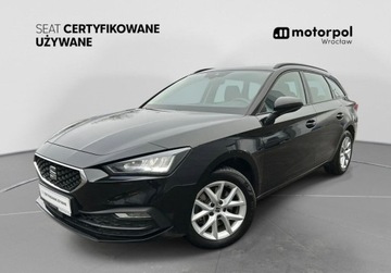 Seat Leon IV Sportstourer 2.0 TDI CR 150KM 2023 Seat Leon Sportstourer Style Pakiety, FV 23, ACC, Bezwypadkowy, Salon Pol