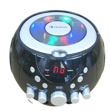 auna 10029920 Radio karaoke dla dzieci LED światła