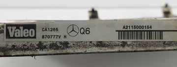 CHLADIČ KLIMATIZACE MERCEDES W211 A2115000154