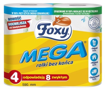 ТУАЛЕТНАЯ БУМАГА FOXY MEGA