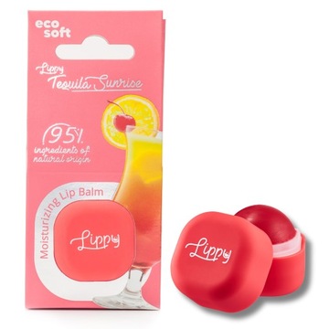 Balsam do ust w kulce Lippy ECOSOFT naturalny skład jak eos Tequila