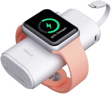 POWERBANK KOMPAKTOWY APPLE WATCH IPHONE ANDROID