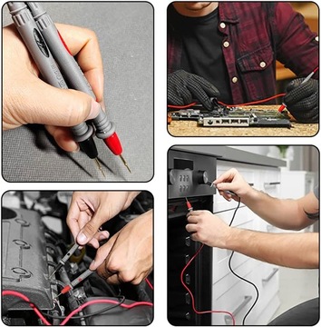 ТЕСТОВЫЕ ПРОВОДЫ КАБЕЛИ ЗОНД ДЛЯ СЧЕТЧИКА + НАКОНЕЧНИКИ «КРОКОДИЛ ЩЕЛЧКИ» — RT0258