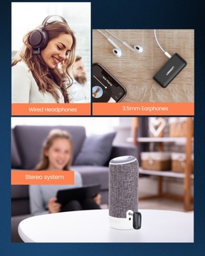 Аудиоадаптер-передатчик Bluetooth 5.1 aptX UGREEN