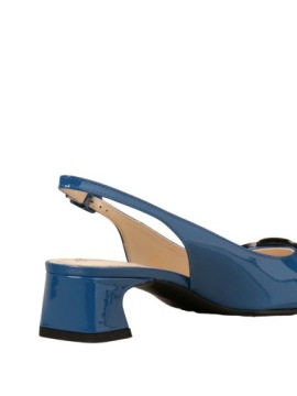 Босоножки-лодочки TOD'S из лаковой кожи, высота 37,5 см