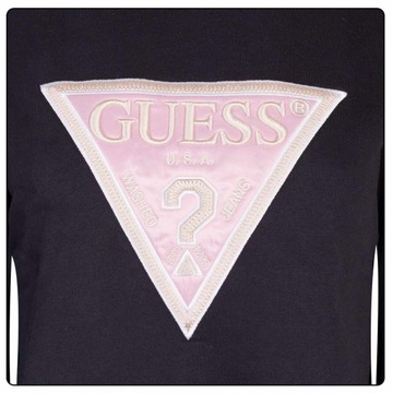 GUESS BLUZA DAMSKA CN LUREX TRIANGLE CZARNA r.M