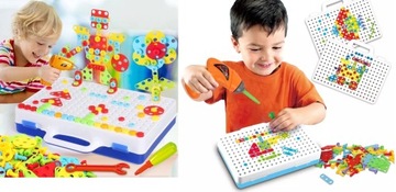 НАБОР СТРОИТЕЛЬНЫХ БЛОКОВ ОТВЕРТКИ ВИНТЫ 237 шт.