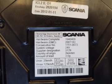 ЧАСЫ, СЧЕТЧИКИ SCANIA R