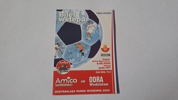 AMICA WRONKI - ODRA WODZISŁAW 08-06-2004