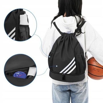 PRZENOŚNY PLECAK DO KOSZYKÓWKI O DUŻEJ POJEMNOŚCI