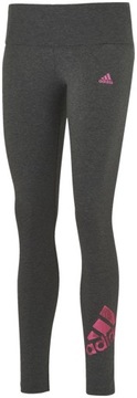 Legginsy sportowe damskie ADIDAS szare - S